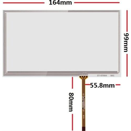 New 7-inch 164*99mm AT070TN92 AT070TN90 display screen touch screen
