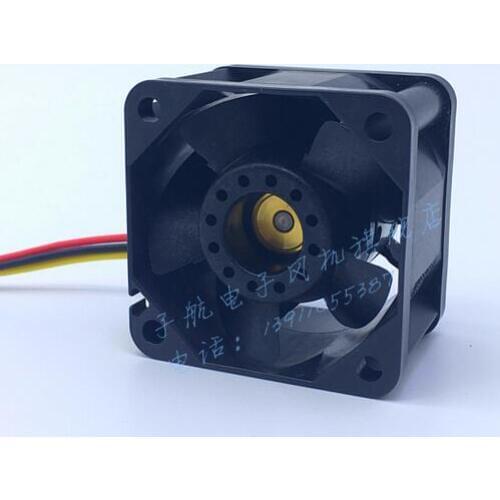 Original 40*40*28 12V 0.195A 109P0412H3D013 three wire alarm fan