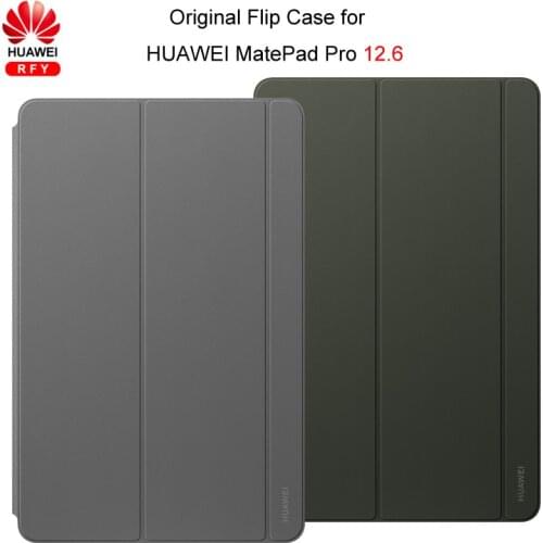 Original HUAWEI MatePad Pro 12.6 inch Tablet Case Leather Flip Folio Cover Stand Smart Sleep Wake Up Funda Case