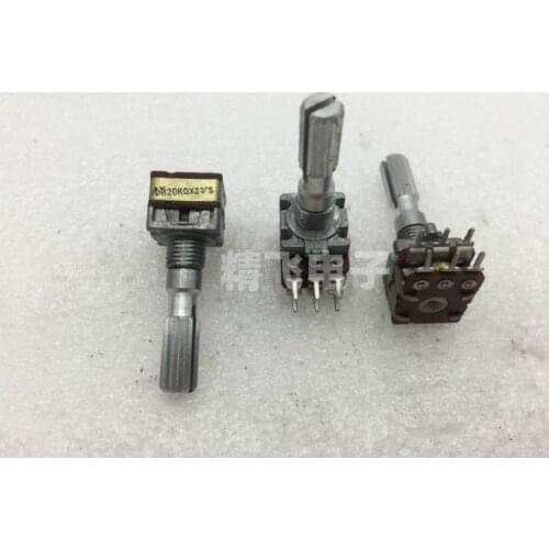 Original New 100% RK12 double potentiometer B20K*2 shaft length 25MM (SWITCH)