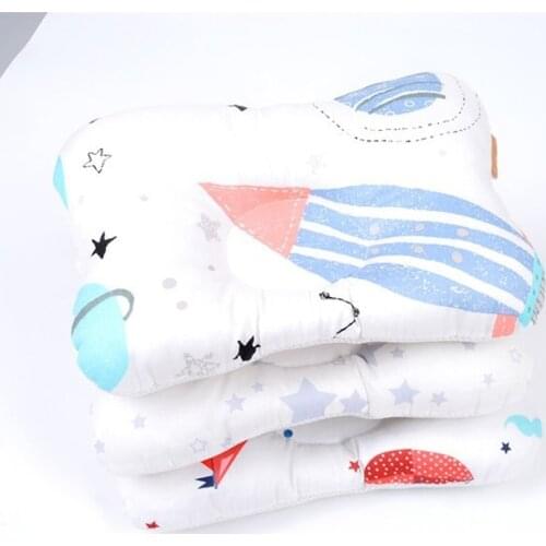Baby Nursing Pillow Infant Newborn Sleep Support Concave Cartoon Pillow Printed Shaping Cushion Prevent Flat Head