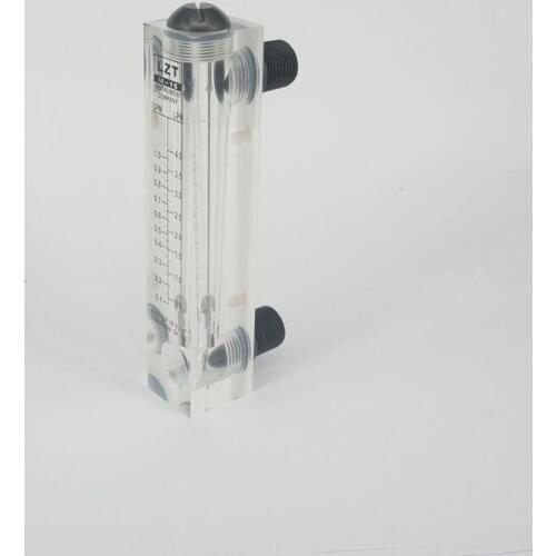 PMMA Liquid Flowmeter Water Flow Meter Panel Rotameter Without Control Valve LZM-15 0.2-2LPM 16-160LPH 1-7LPM 10-100LPH 25-250