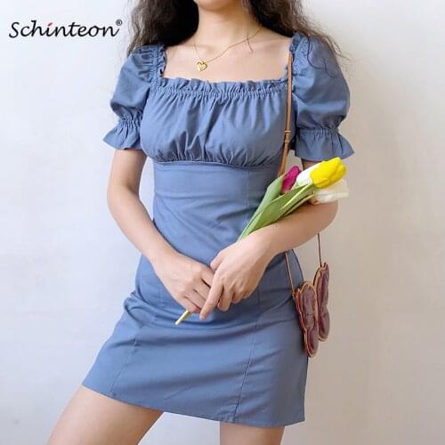 Schinteon Summer Dresses With Sleeves
