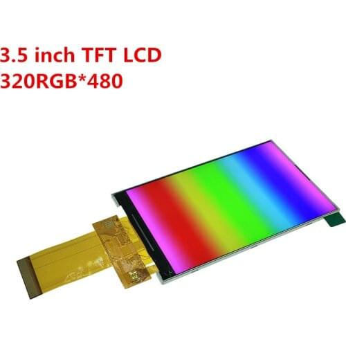 3.5 inch LCD touch panel ILI9488 ILI9481 R61529 IPS 40PIN socket Connection 0.5mm spacing 320(RGB)*480 Highlight backlight