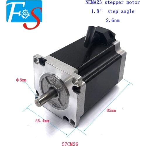 CNC Leadshine Nema 23 Stepper Motor 57CM26 2Phase 2.6Nm 5A for 3D printer CNC Engraving Milling Machine