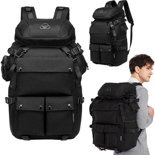 Mens Fashion Shoulder Bag Multifunction Chest Bag Large Capacity Crossbody Bags Waterproof USB Charging Male Messenger Pack