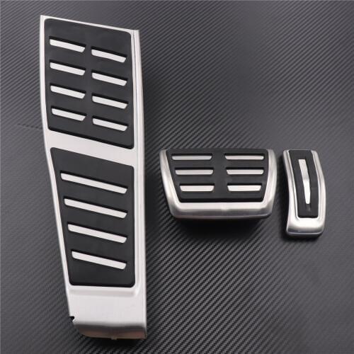 TTCR-II Car Pedals For Audi A6 A5 A4 A7 Q5 B8 8K 8R S6 RS6 C7 S7 RS7 4G RHD Modified Gas Foot Rest AT Pedal Plate Refit Pads