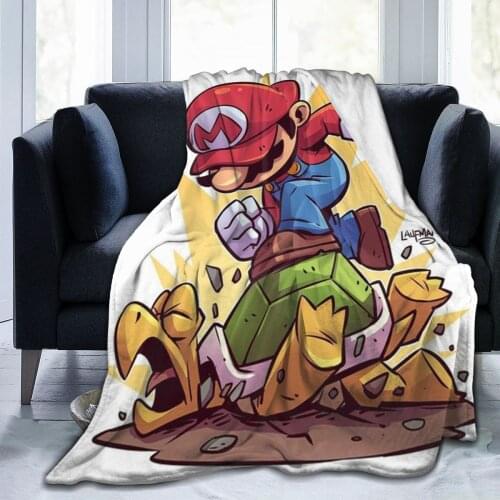 Ultra Soft Sofa Blanket Cover Blanket Cartoon Cartoon Bedding Flannel plied Sofa Bedroom Decor for Children and Adults