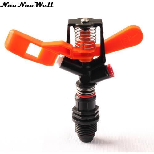 2pcs NuoNuoWell 1/2"(DN15) Rotating Spray Nozzle Rocker Arm Sprinkler Garden Lawn Irrigation Watering System Supplies Tools