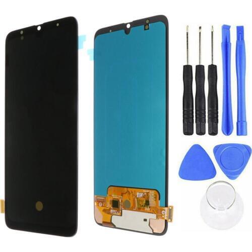 Replacement AMOLED Touch Screen Digitizer for Samsung A70 2019 SM-A705F A705DS Phone Replacement Accessories