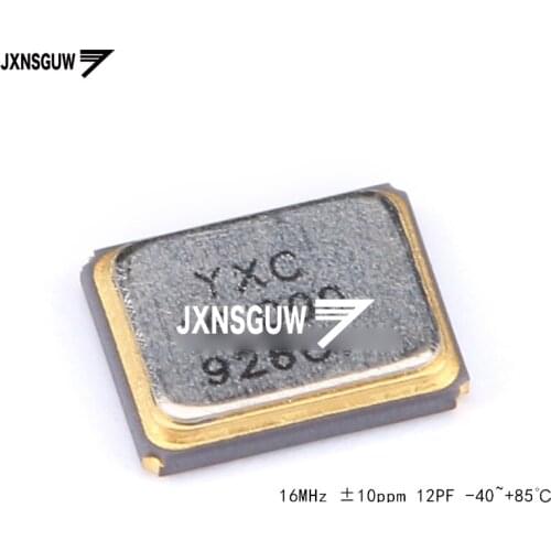 10PCS 2520 SMD passive crystal oscillator/YSX221SL 16MHz 10ppm 12PF X252016MOB4SI 4 foot