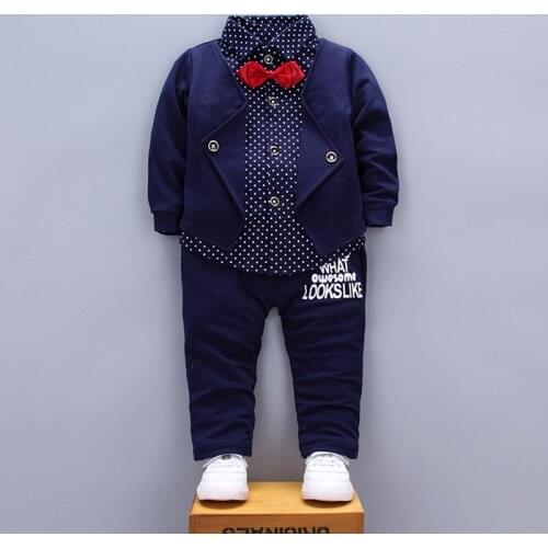 Baby Girl Girl Clothes 2021 Spring Baby Clothing Sets Dot Button Long Sleeve Sweatshirts+Casual Pants 2Pcs for Baby Clothes