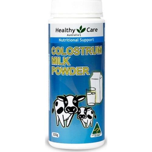 Australia Healthy Care Colostrum Powder rich in IgG Milk protein Calcium Sodium Vitamins Support General well-being