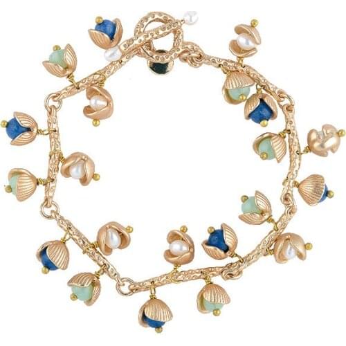 Summer Ocean Style Holiday Shell Freshwater Pearl Bracelets Fashion Jewelry Luxury Statement Bangles Good Gift