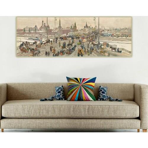 Citon Viktor Vasnetsov《The Menu,1883》Canvas Art Oil Painting Artwork Poster Decorative Picture Wall Decor Home Decoration