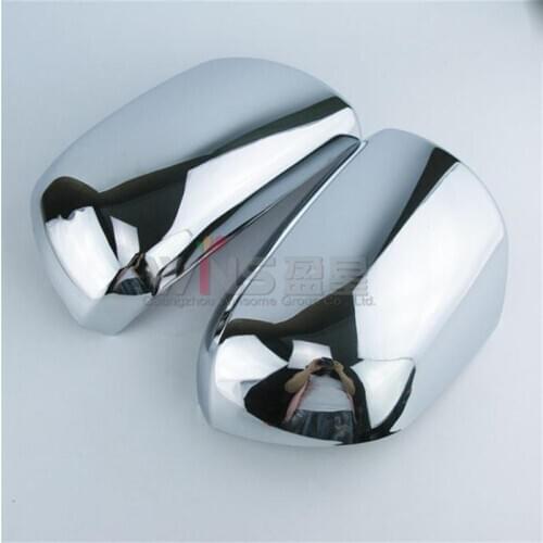 For Toyota Highlander Kluger 2008 2009 2011 2012 2013 Chrome Side Wing Door Mirror Cover Trim SUV Styling Accessories 2 pieces