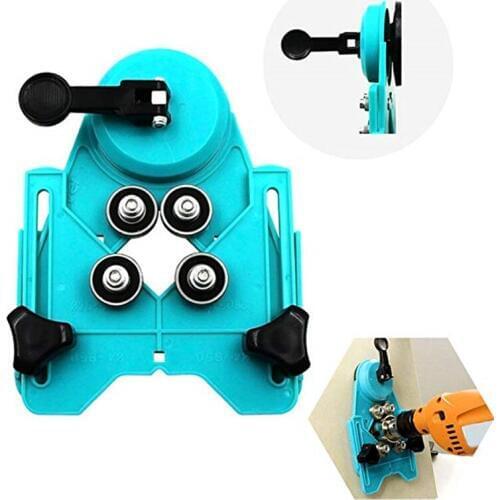Ceramic Tile Tool Glass Locator Diamond Opening Positioning Guide Drill Bit Guide Hole Clamping Range Construction Tools 4-83mm
