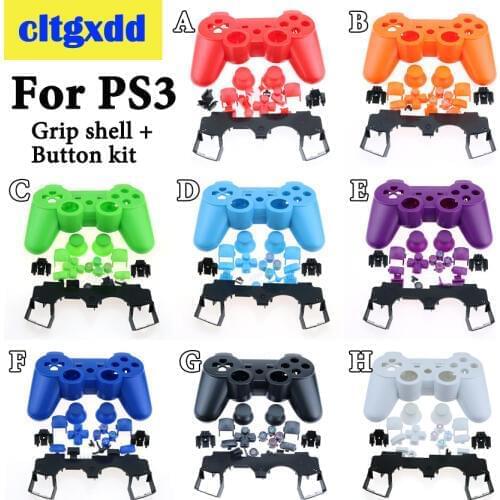 Gamepad housing with full set of parts For PS3 Controller shell Case Accesories W/ Inner Frame Buttons Kit For Sony playstion 3