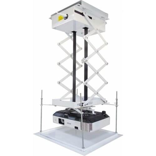 1PC 110/220V 70CM Projector Bracket Motorized Electric Lift Scissors Projector Ceiling Mount Projector Lift With Wireless Remote