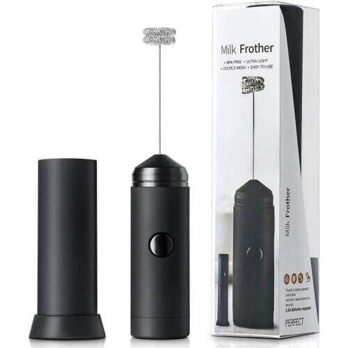 2020 Kitchen Egg Whisk Handheld Electric Eggbeater Stainless Steel Milk Frother Coffee Stirrer Milk Frother With Sleeve Base