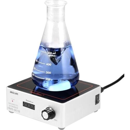 BDJK HMS-901B Magnetic Stirrer Magnetic Mixer with Stir Bar 2000 rpm Max Stirring Capacity: 5000ml