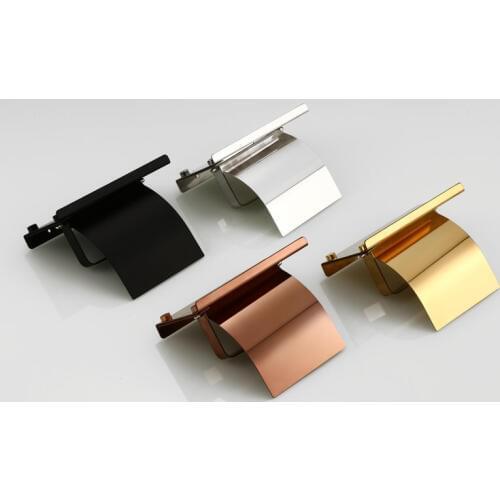 Multiple Colors Toilet Paper Holder Wall Mount Tissue Roll Hanger 304 Stainless Steel Phone Platform Bathroom Hardware Set