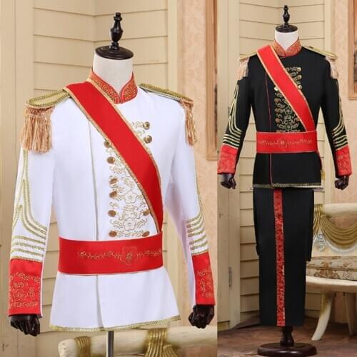 Mens Wedding Suits Prom Men Court Costume Male Star Singer DS Show Chorus Stage Outfit Studio Fashion Slim Blazer Suit DT1377