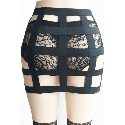 New women body Harness dancer cage bondage skirt exotic women gift retail Free shipping