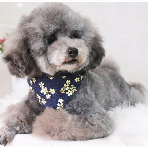 Plaid Printing Polyester Dog Collar Dog Leash for All Cats and Small Medium Large Dogs With Bowknot Pet Collar Pet Leash