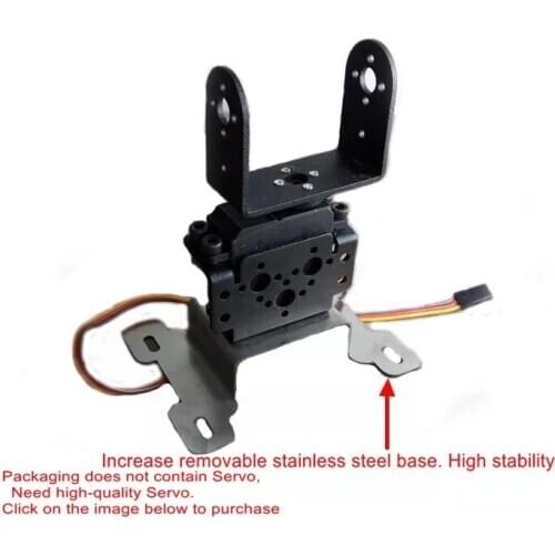 Servo bracketF Short Pan And Tilt Servos Bracket Sensor Mount Kit For Robot Arduino Compatible Wholesale Retail