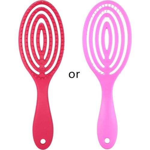 Paddle Hair Brushes Hollow Out Wet Dry Detangling Hairs Comb Shower Scalp Massage Combs for Long Short Thick Thin Curly Straight