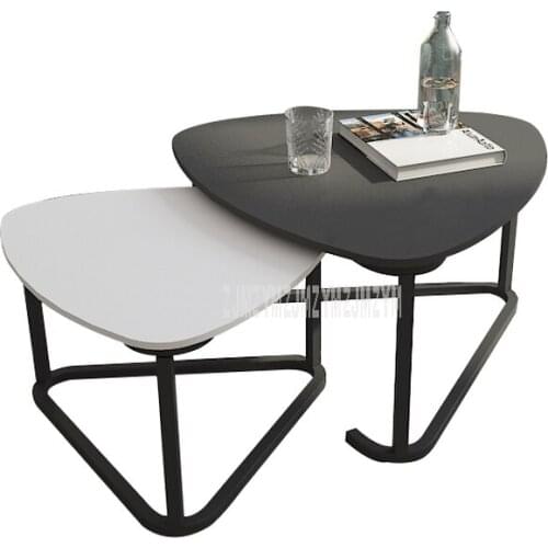 Nordic Tea Table Two Small Table Combination Simple Modern Living Room Luxury European Style Creative Toughened Glass Side Table