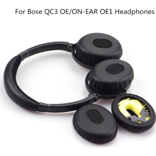 For Bose QC3 QuietComfort 3 Headphone Replacement earpads cushion repair parts soft memory sponge Headset ear pads cover