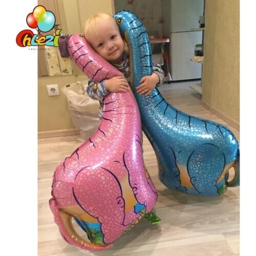 1pc Large Dinosaur Modeling Foil Balloon Tyrannosaurus Rex Jurassic World Balloon for Baby Shower Birthday Party Decor Kids Toy