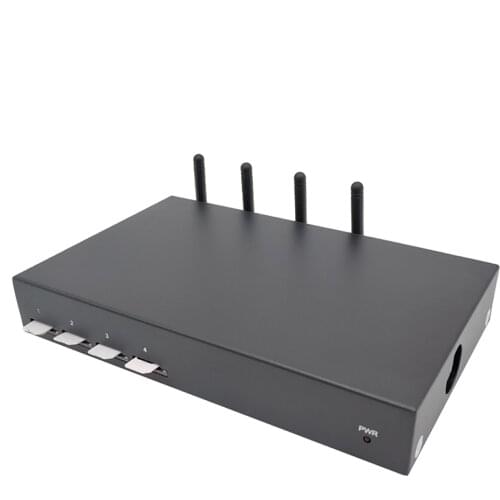 YX For SMPP HTTP API Sending Receive SMS System GSM 4 Port MOIP 4 Sim Card 4 Port Bulk SMS GSM Modem Gateway