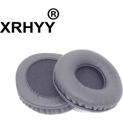 XRHYY Black Replacement Earpad Cushion For Sony MDR-V150 V250 V300 V100 V200 V400 DR-BT101 ZX100 ZX300 Headphones Headset 70MM
