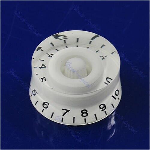 1PC White Speed Control Knob Numerals For Electric Guitar