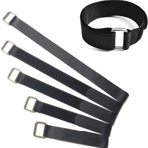 50pcs/lot Reverse buckle velcros Adhesive tape bundling belt nylon tape hook loop fastener Magic tape velcros strap DIY sticky