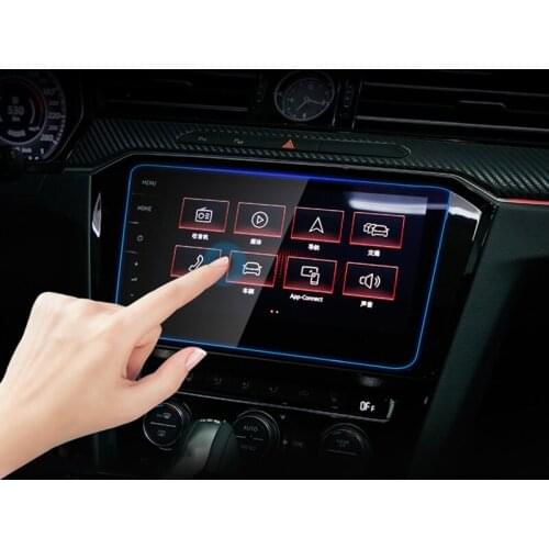 9.2inch Car Screen Protective Film For VW Arteon 2017 2018 2019 Car GPS Navigation Screen Tempered Glass LCD Protector Sticker