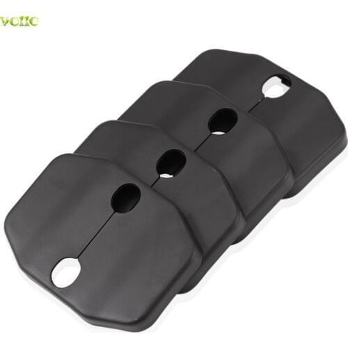 Car-styling ABS plastic car Door lock cover case fit for MERCEDES BENZ W211 AMG W204 W210 W203 CLA GLA C accessories car styling