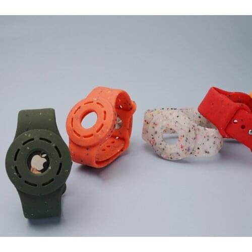 Case for Apple AirTags Soft Silicone Strap Air Tag Anti-Scratch Bracelet Protective Cover Compatible AirTag Children Watchband