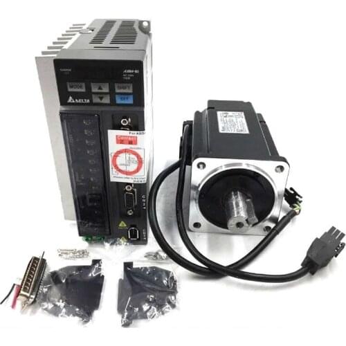 Delta 100W 0.32NM 3000RPM 40mm ECMA-C20401FS + ASD-B2-0121-B AC servo motor drive kit and 3M cable with brake
