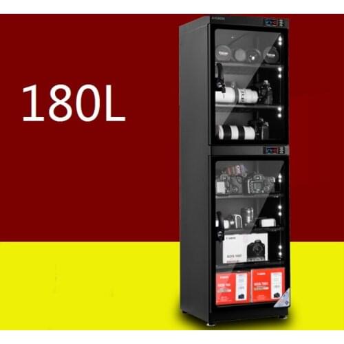 180L LED digital display electronic auto dry cabinet Moisture-Proof Camera Dry Box SLRS Lens Storage Cabinet