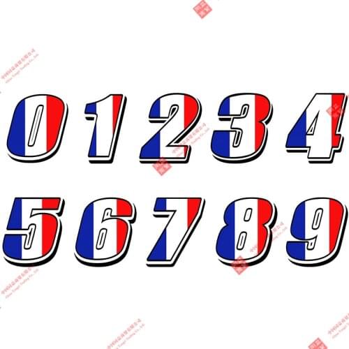 Personality French Flag Car Stickers Decals Accessories Auto Decorative Stickers PVC