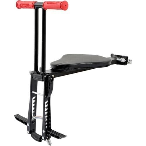 Lightweight Children Safety Bicycle Front Seat Foldable Bicycle Seat for Kids Bicycle Bike Front Mount Saddle Safety Front Seat