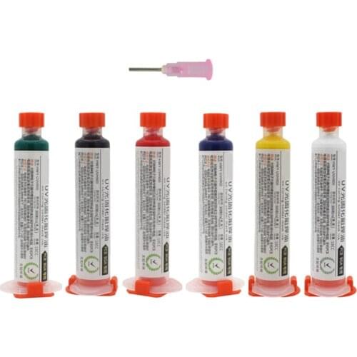 Mechanic Uv Light Curing Bga Pwb Solder Mask Ink Black / Blue/ Green/ Red N0PA