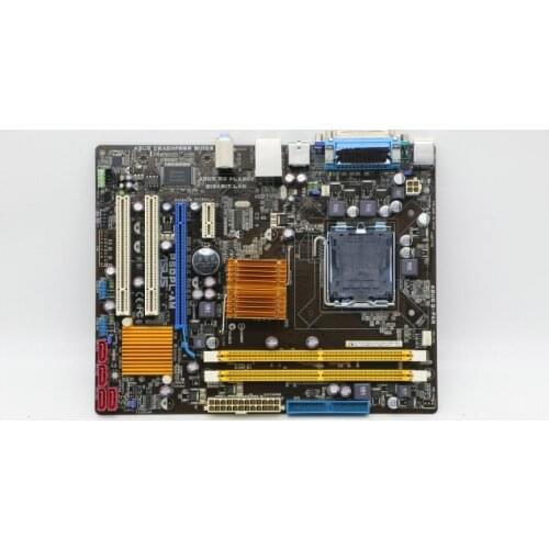 For ASUS P5QPL-AM Desktop Motherboard Intel G41 LGA 775 DDR2 1XPCI-E X16 SATA II VGA uATX Used Mainboard