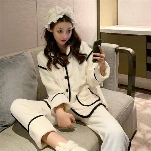 Vy0389 2021 spring summer autumn new women fashion casual pajamas woman female OL pajamas for women pajama set