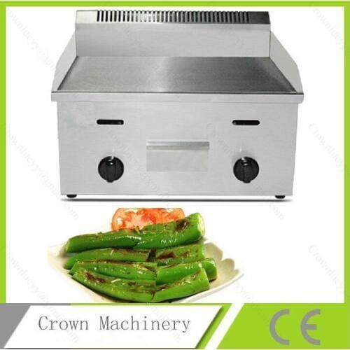 Flat plate LPG gas griddle for home use