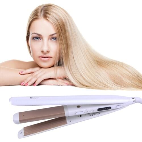 Surker Professional Hair Straightener Multifunctional Hair Straighting Curling Iron High Quality Anion Female Hair Styling Tool